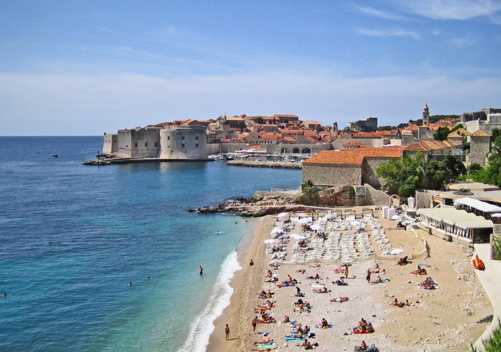 Dubrovnik Croatia Banje beach